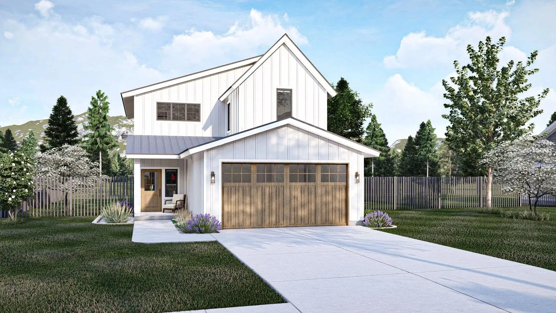 Welcoming Two-Story Home with Three Bedrooms and Front Porch