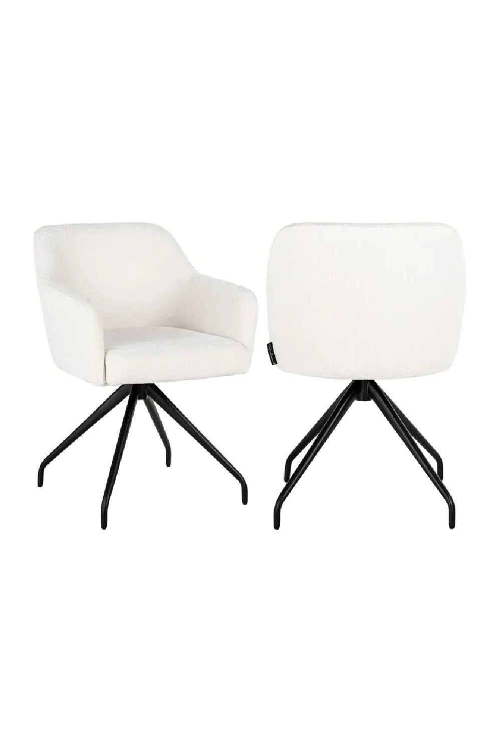 White Swivel Chair | OROA Benthe